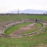 Anfiteatro di Pompei dall'alto