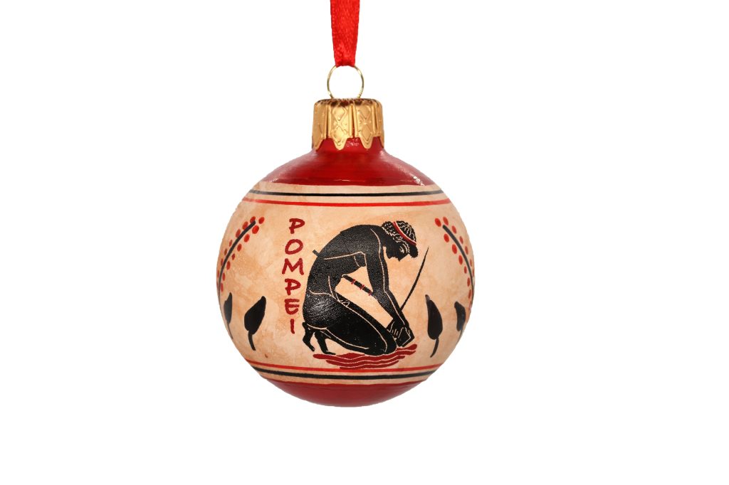 Pallina di Natale con decoro Pompei