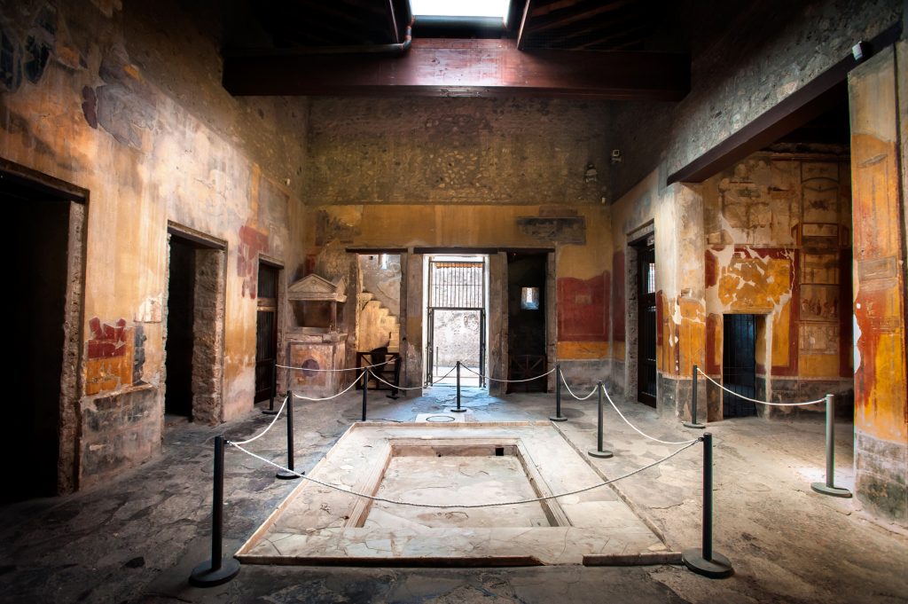 atrio casa del menandro Pompei