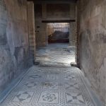 Ingresso casa dell'atrio a mosaico di Ercolano