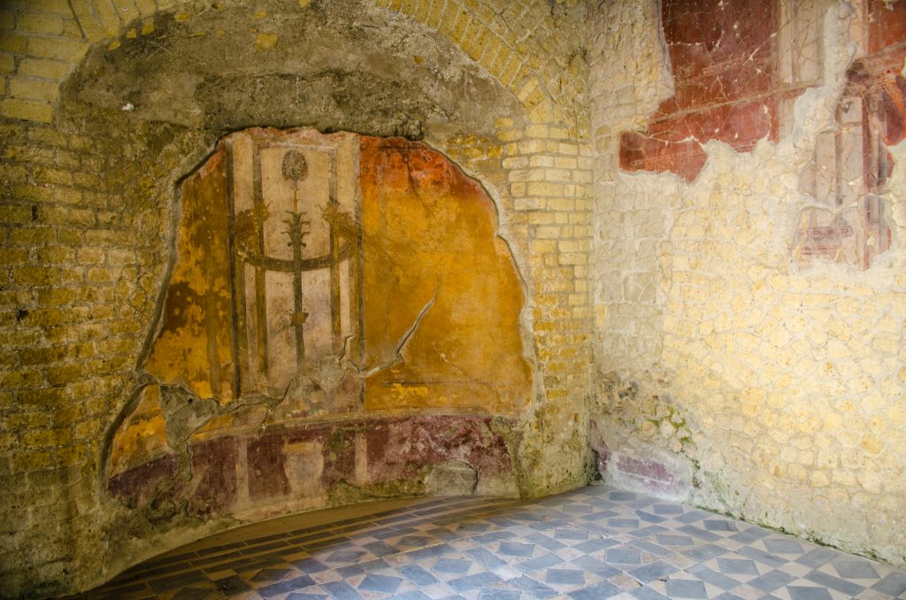 Affreschi casa dello scheletro Ercolano