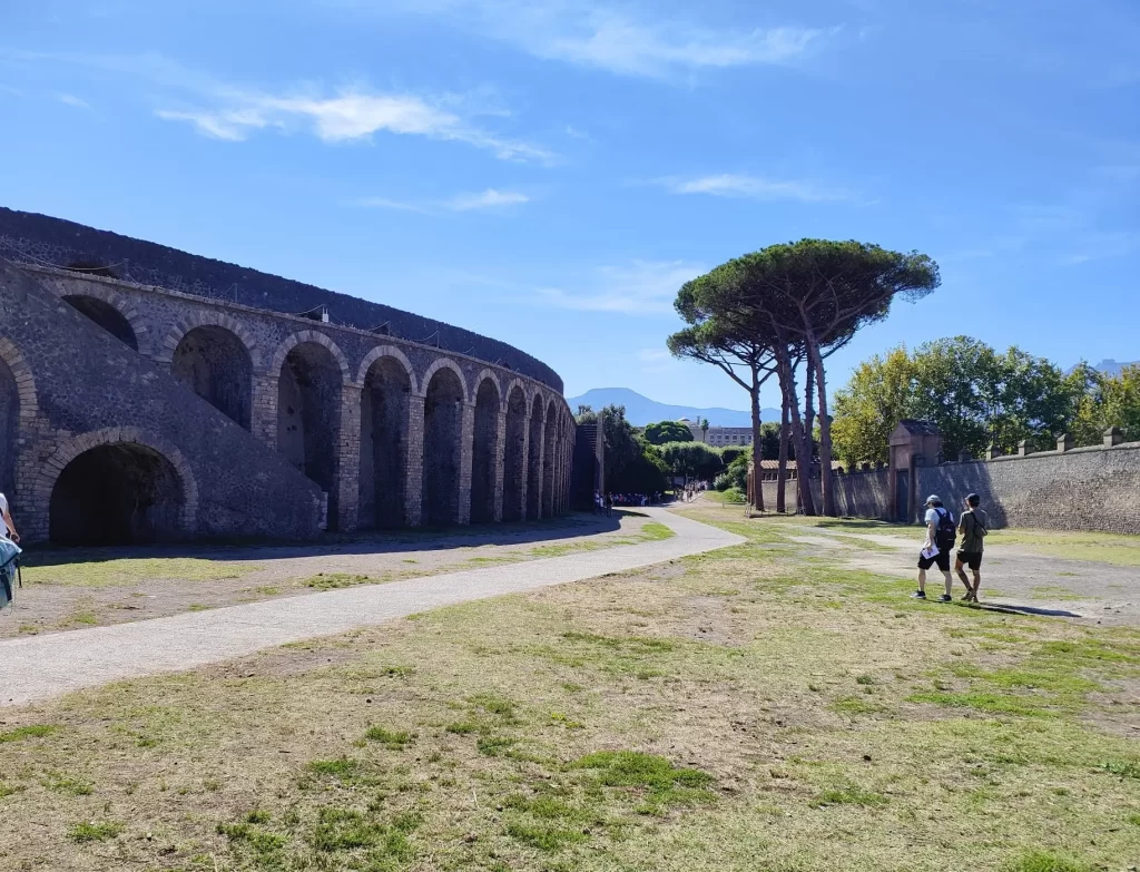 Pathway for the disabled next to the amphitheater