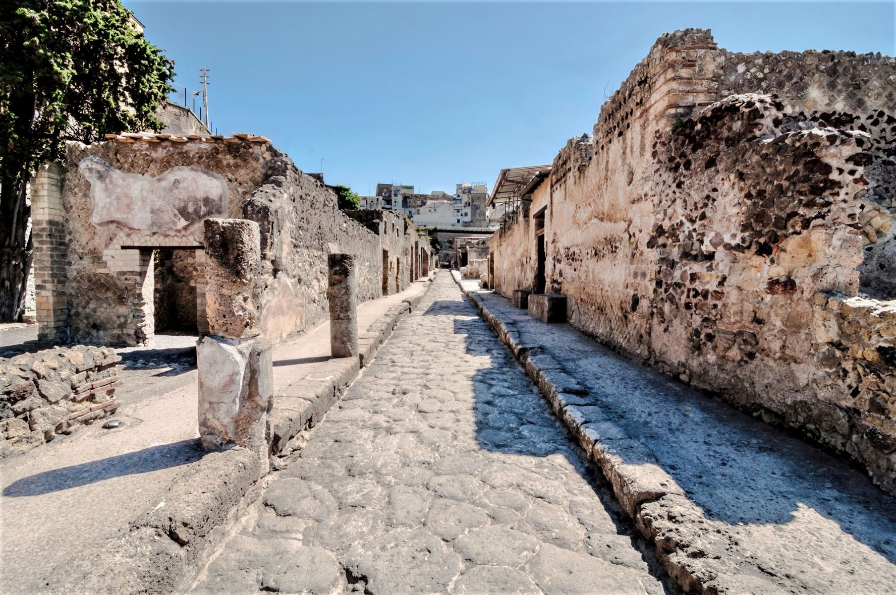 Road in Herculaneum