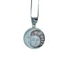 Ciondolo rotondo in argento 925/1000 Porta 500 lire Ref.15564 a marchio Peñaranda Jewels