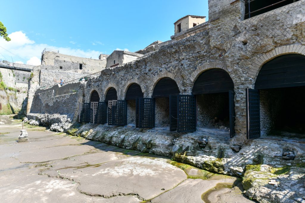 Fornici and ancient beach of Herculaneum