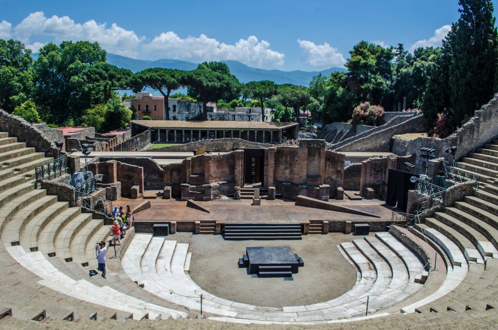  Teatro grande di Pompei