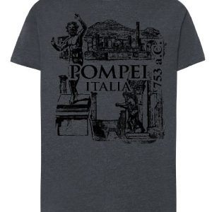 Maglietta Pompei - Italia grafite