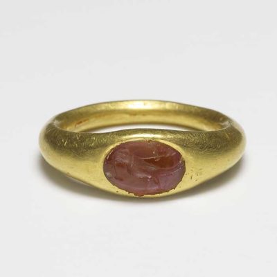 Ring with stone found in Herculaneum