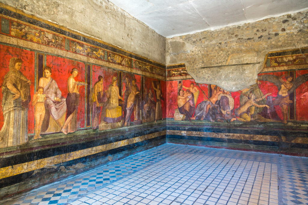 The Villa of the Mysteries of Pompeii · See Pompeii