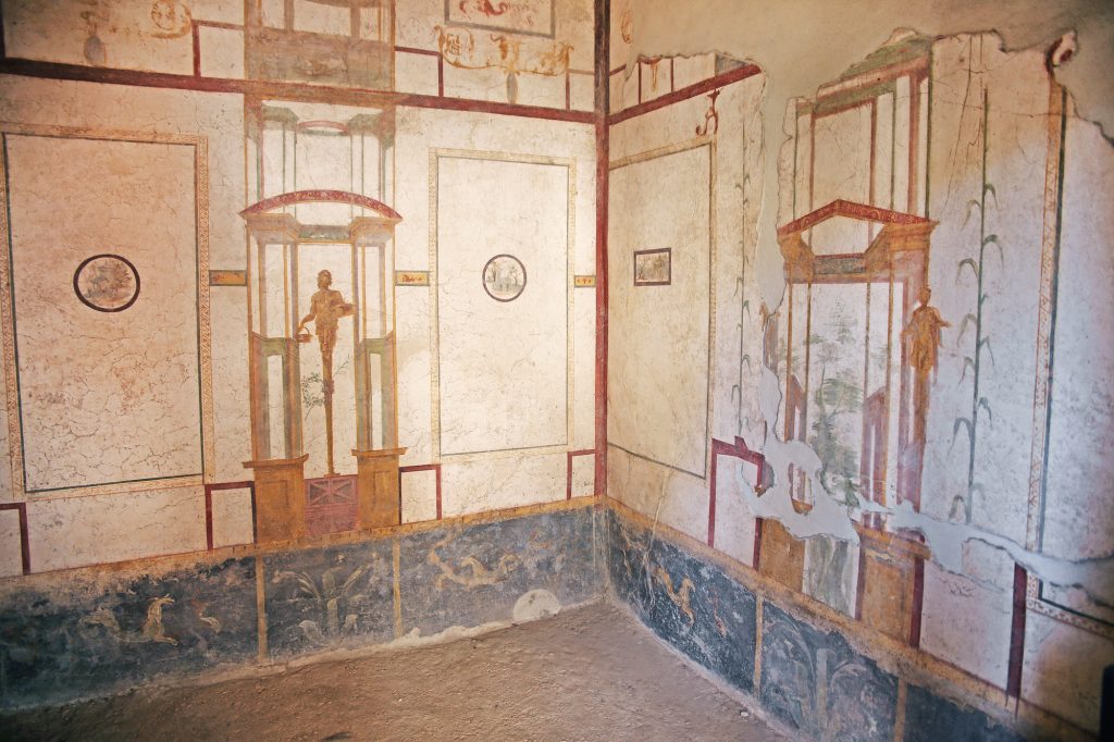 frescoes house of the Dioscuri