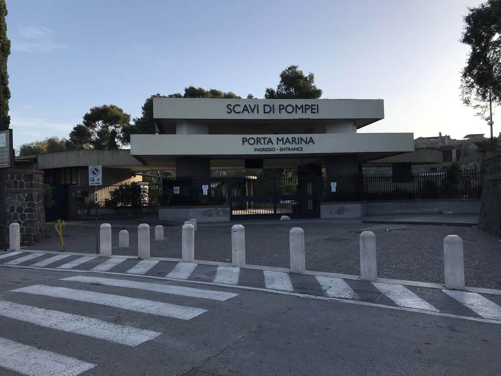 Ingresso porta marina superiore Pompei