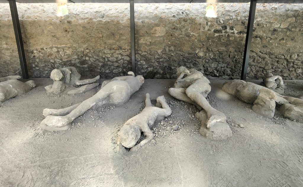 Garden of the fugitives of Pompeii