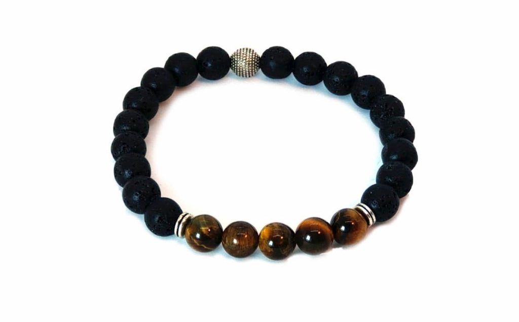 Bracciale in pietra lavica