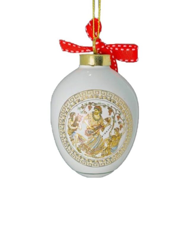 Pallina di Natale in ceramica di Pompei