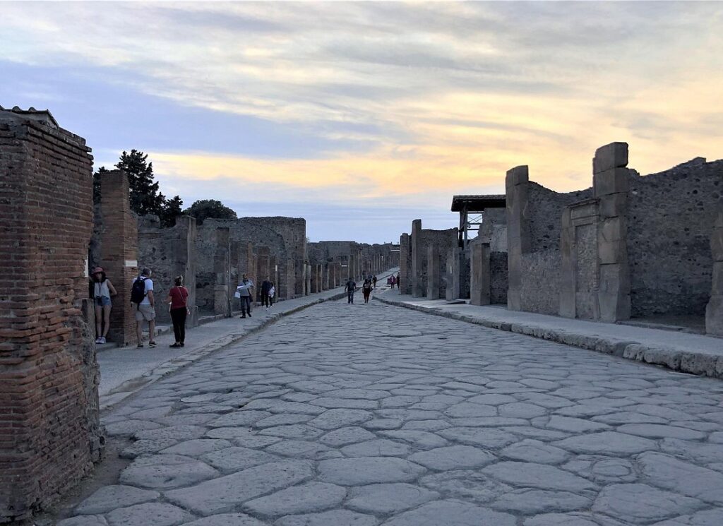 Pompei di pomeriggio