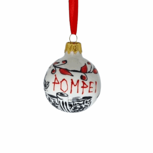 Pallina di Natale in ceramica di Pompei