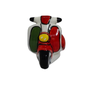 large Italian Vespa model in ceramic