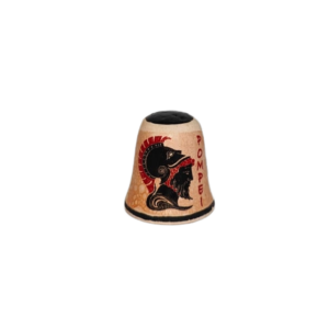 Ditale in terracotta dipinto a mano