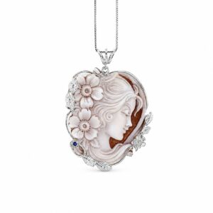 handcrafted cameo pendant